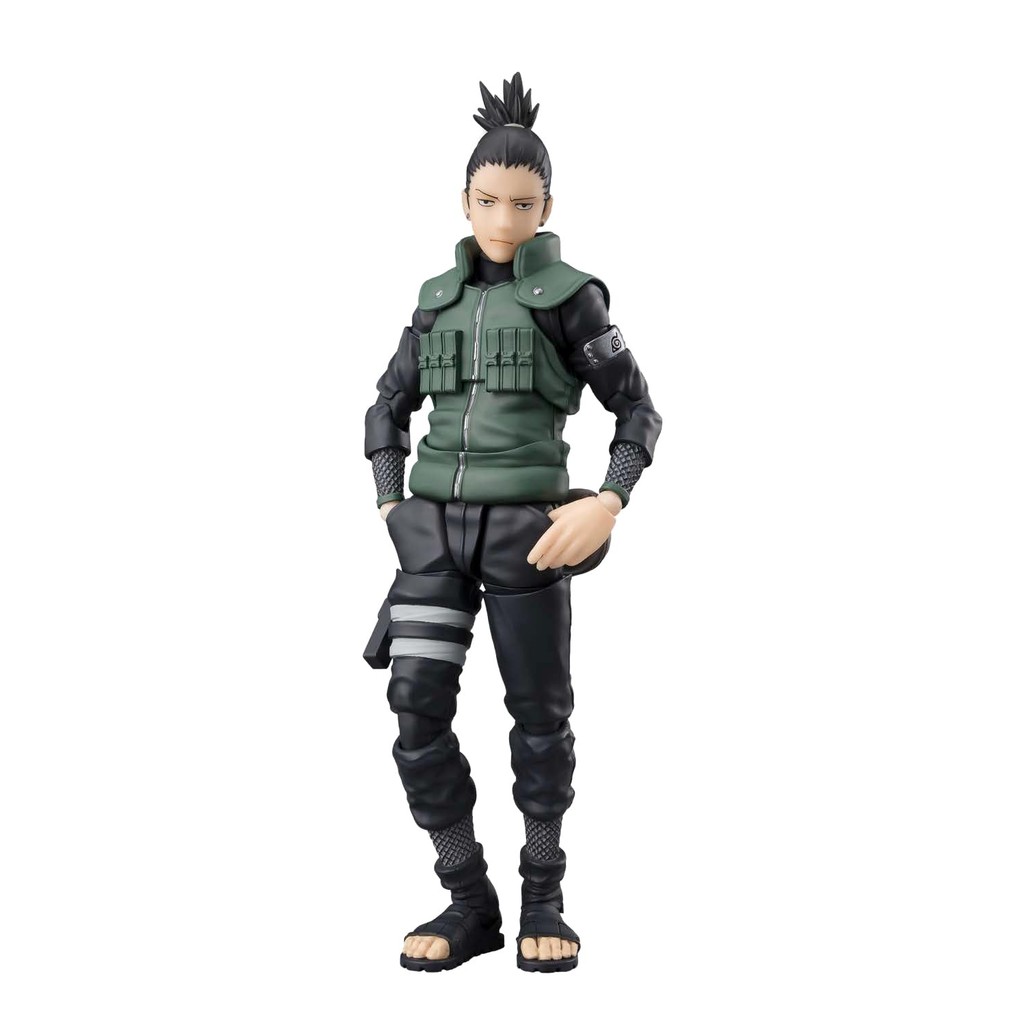 TAMASHII NATIONS S.H. Figuarts NARUTO - Shippuden Nara Shikamaru - A Genius Who Sees Ten Steps Ahead - Approximately 145