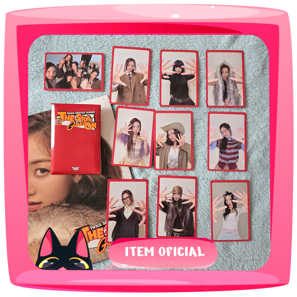 TWICE Photocard Oficial TEN:THE STORY GOES ON CAST VER OFFICIAL PHOTOCARD POB (LER A DESCRIÇÃO)