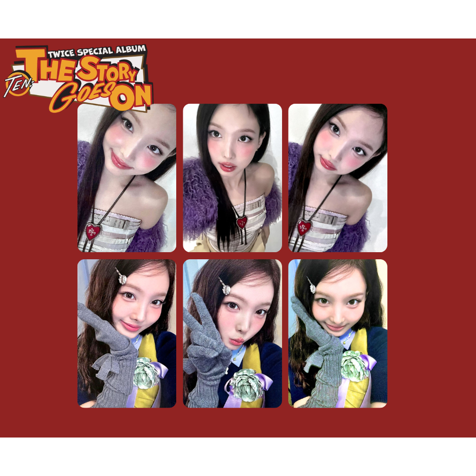 TWICE Kit TEN The story goes on fanmade - Nayeon - Jeongyeon - Momo - Sana - Jihyo - Mina - Dahyun - Chaeyoung - Tzuyu