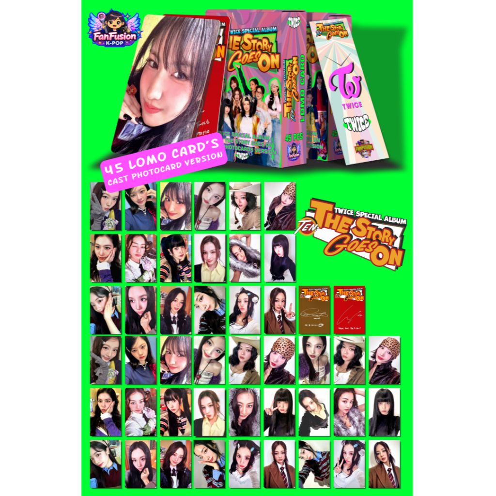 45 Photocard Twice - TEN The Story Goes On - Cast Version
