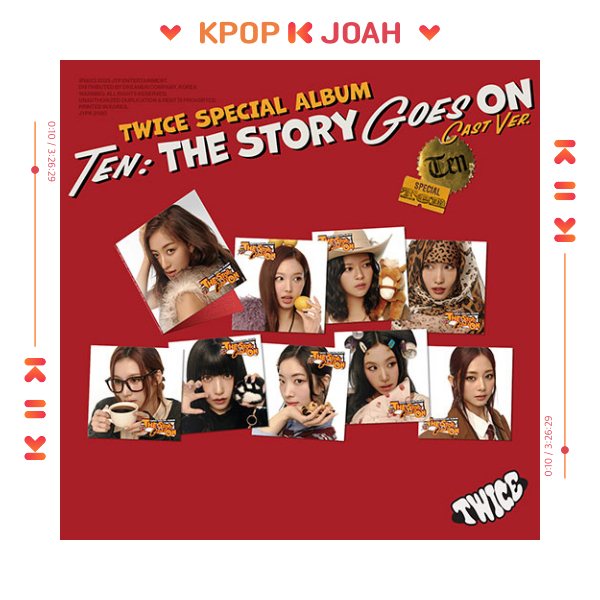 (Cast ver.) TWICE [TEN: The Story Goes On] Special Album (10th Oct.2025)