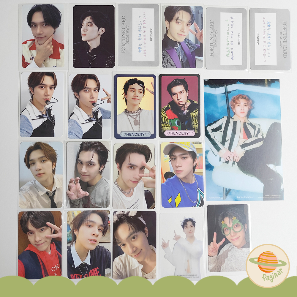 HENDERY WAYV Photocards, Postcard - Oficial - Kpop
