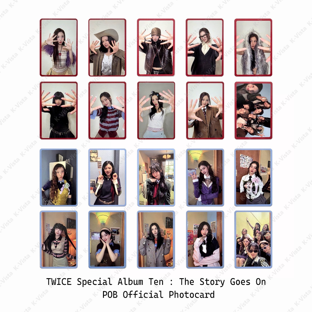 Duas Vezes Álbum Especial Ten : The Story Goes On POB Photocard Oficial