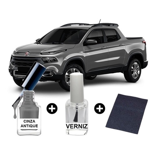 Tinta Tira Risco Automotiva Toro 2019 2020 Antique Cinza