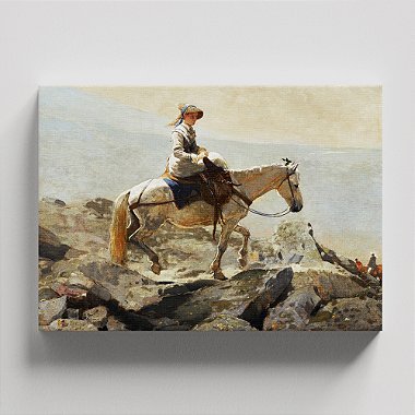 Quadro Canvas The Bridal Path, White Mountains Borda Infinita 60x90cm