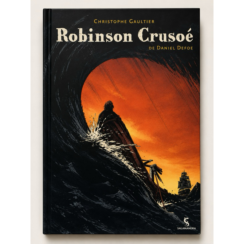Robinson Crusoé – Christophe Gaultier | Adaptação de Daniel Defoe | Graphic Novel | Editora Salamandra
