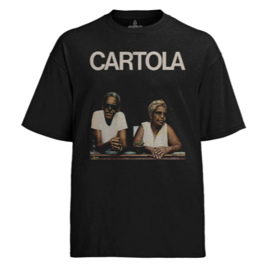 Camiseta Masculina Estampa Graphic Tee Cartola Tecido Premium 100% Algodão
