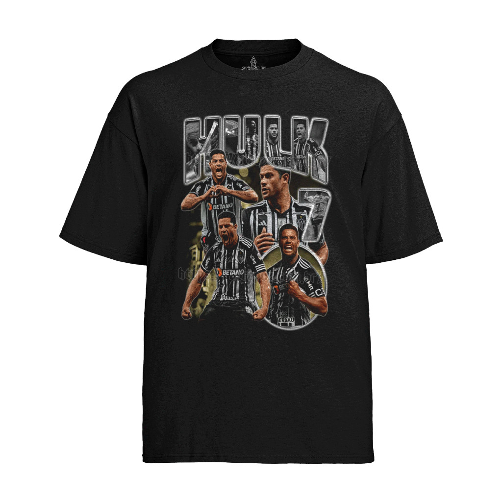 Camiseta Algodão Unissex Graphic tee Hulk Jogador A. MG