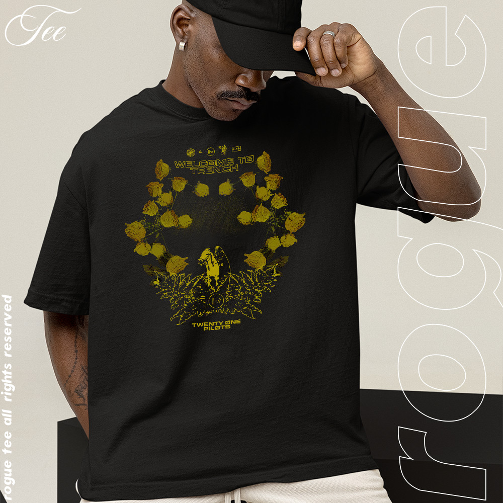 Camiseta Basica e OVERSIZED Welcome To Trench Quinto Álbum Duo Twenty One Pilots Tee Graphic