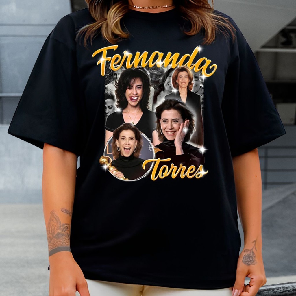 Camiseta Oscar Fernanda Torrez Totalmente Premiada Atriz Meme Graphic unissex