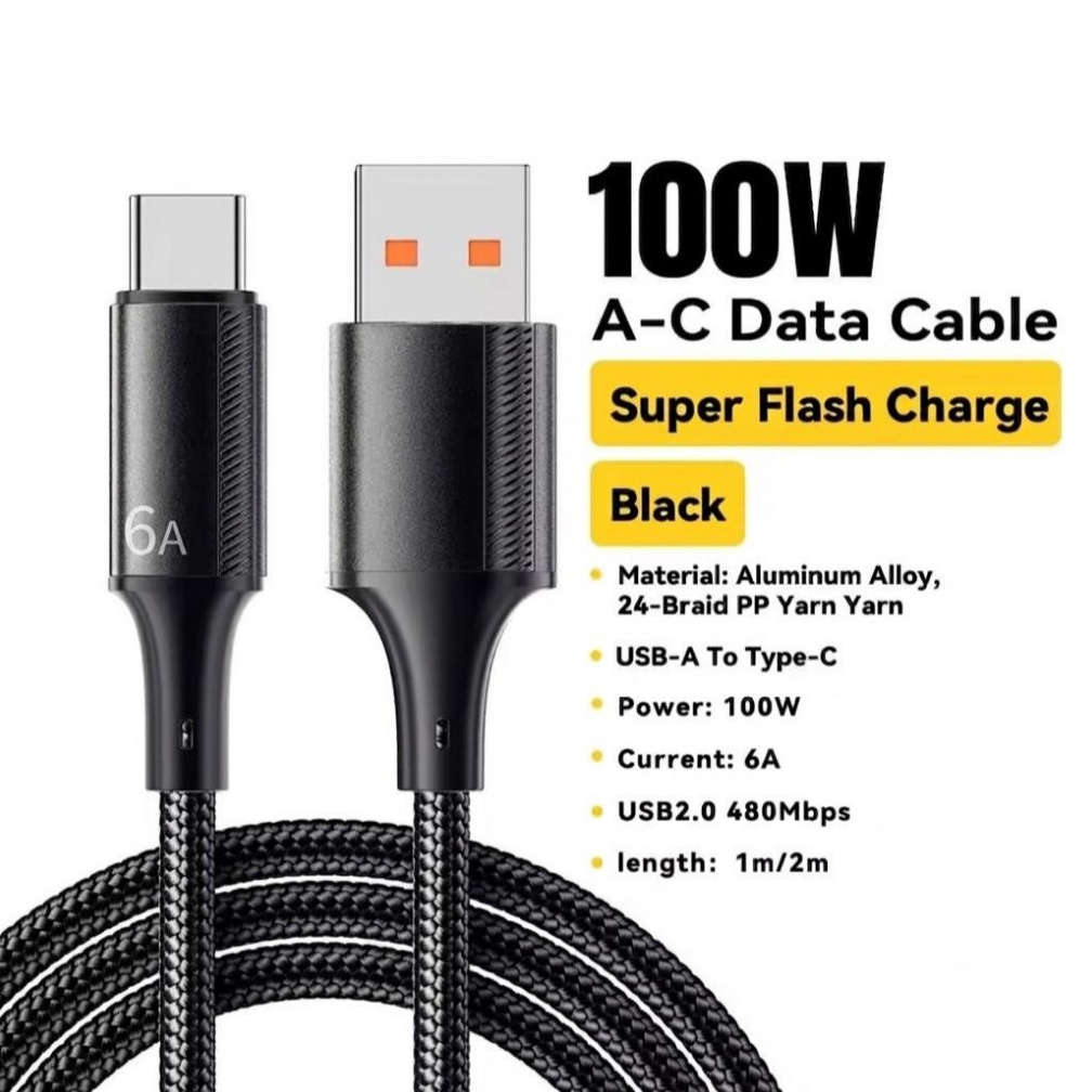 Cabo Turbo Tipo C 6A Mi Turbo Charge Xiaomi 120W 100W 90W 67W Reforçado Nylon