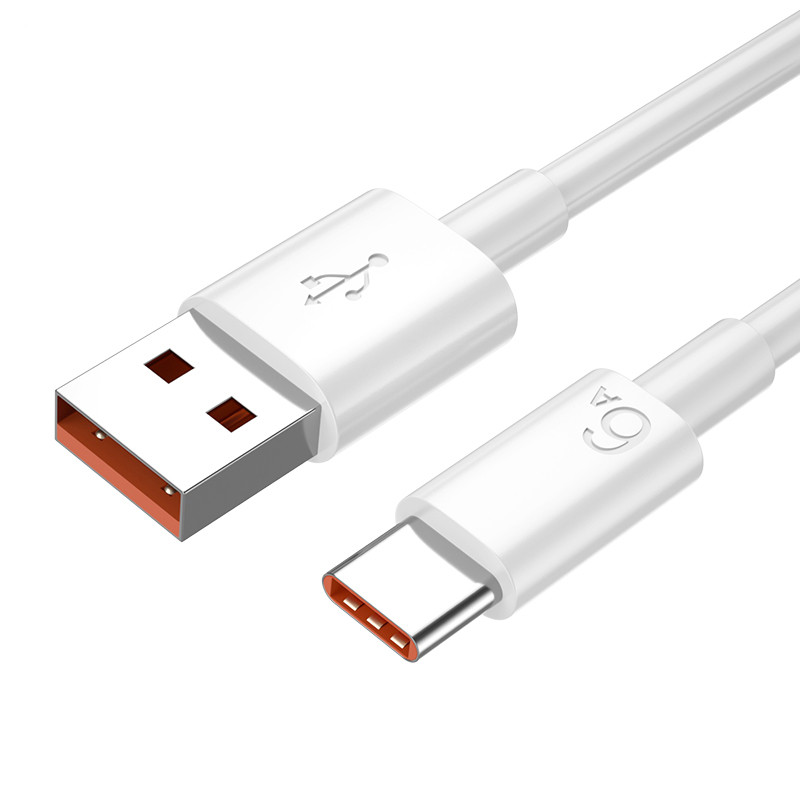 Cabo USB Tipo C Xiaomi 6A Turbo Hyper Charge 120W Carregamento Rápido para Mi 11T, Redmi Note 14/13/12, Poco X7 Pro