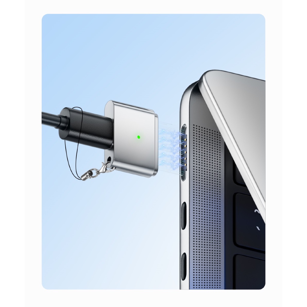 Adaptador Magnético Usb-c Para Magsafe 3 - 100w - Compatível com Macbook M1/m2/m3/m4