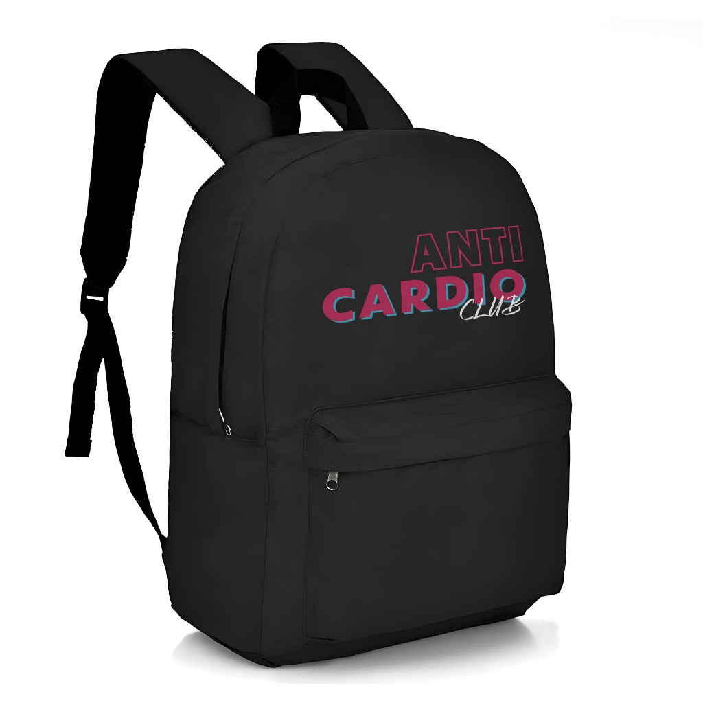 Mochila Escolar Infantil Academia Volta as Aulas Bolsa Unissex Estampada Anti Cardio Club