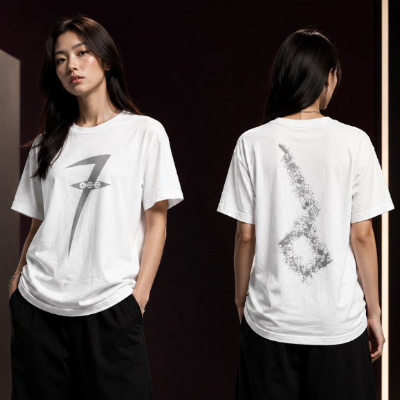 Camiseta 7 Merch Kpop Algodão Premium Frente e Verso Estampa Constelação Unissex