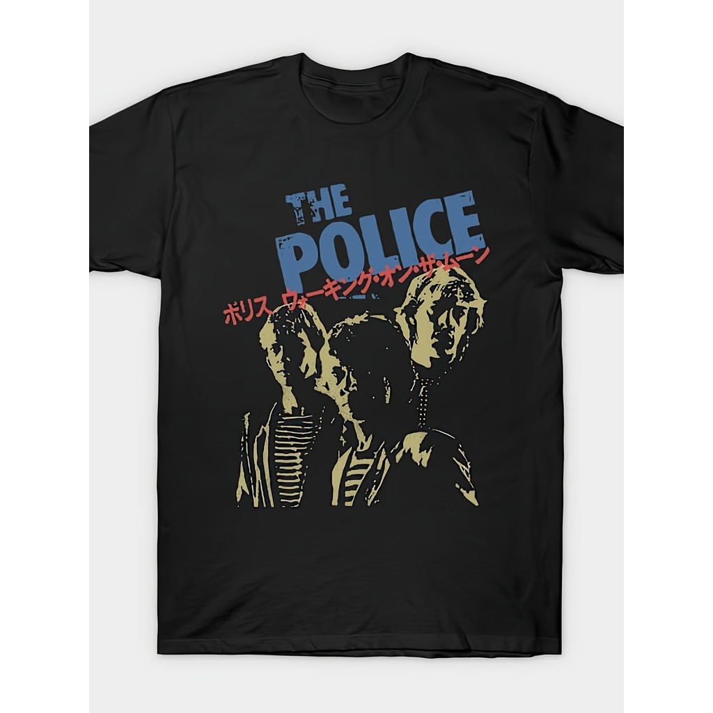 T-shir Vintage da Banda - Camiseta de Merch Clássica Retro Rock, Roupa de Verão, Intemporal, Tecido Confortável