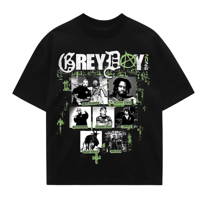 Camiseta GreyDay 2026 Tour v9 G59 Merch Hip - Hop Premium Moderna Estilosa Tendência