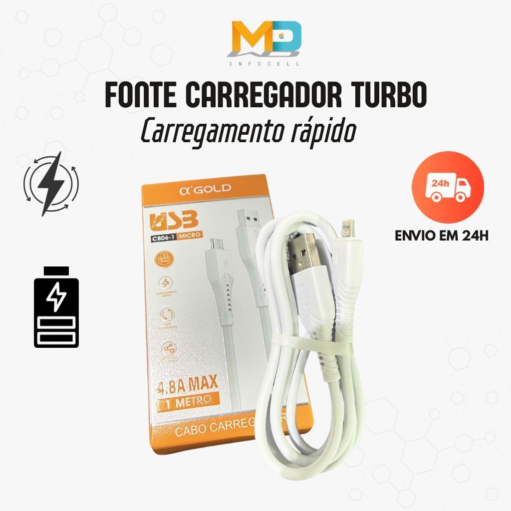 Cabo USB Micro Original A´Gold
