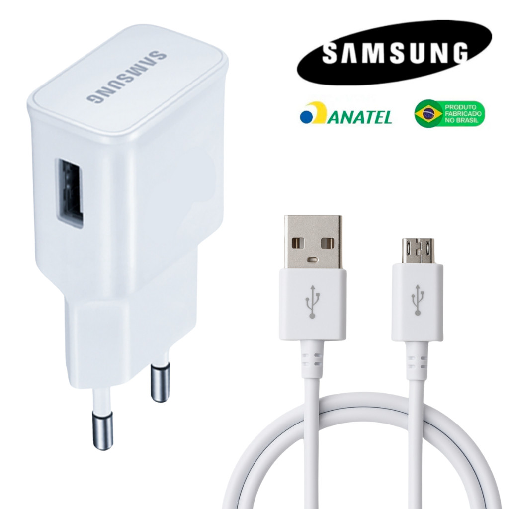 Carregador Rápido Samsung Micro Usb A10 A10s A01 A02 A03 Original
