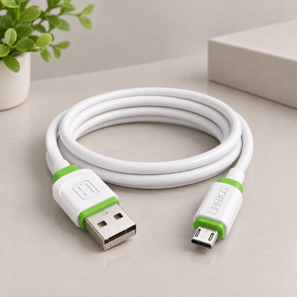 Cabo Carregador Para Dispositivos USB Turbo Micro USB 2M Para Celular Carregamento Rápido
