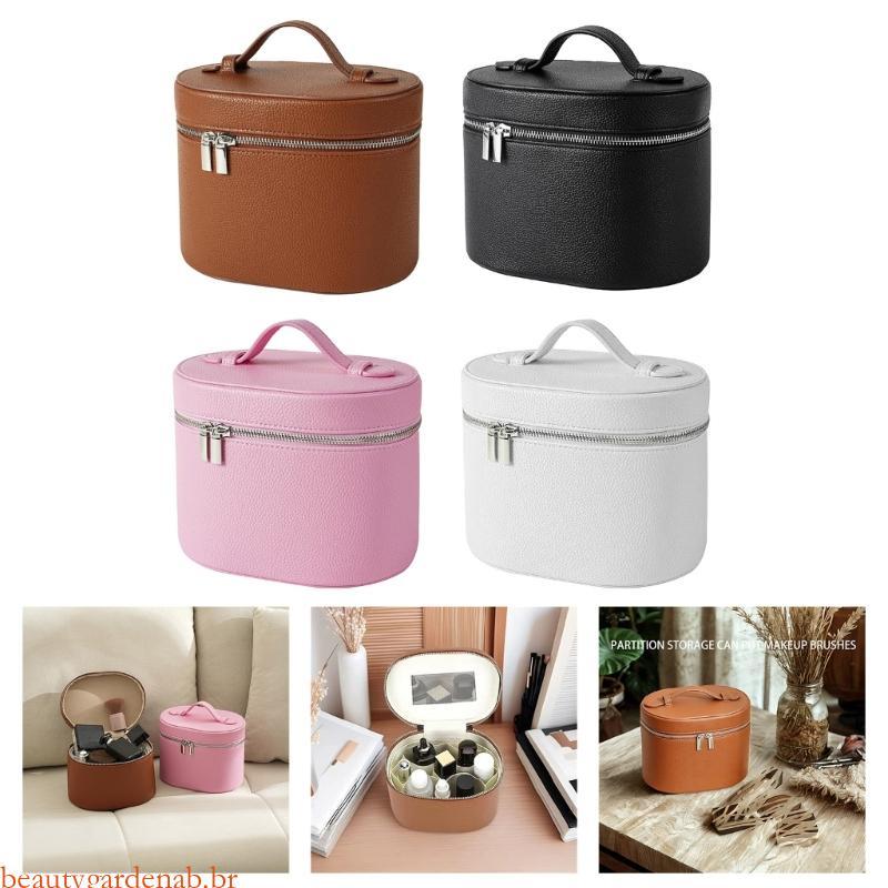 pu leather Bag Makeup Bag Portable Storage Bag Handbag Travel Toilet