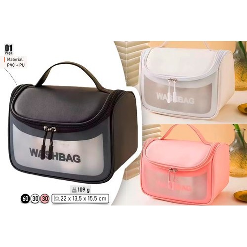 Necessaire Organizadora Portatil Bolsa Handbag Pratica Alca Ajustavel Sortida