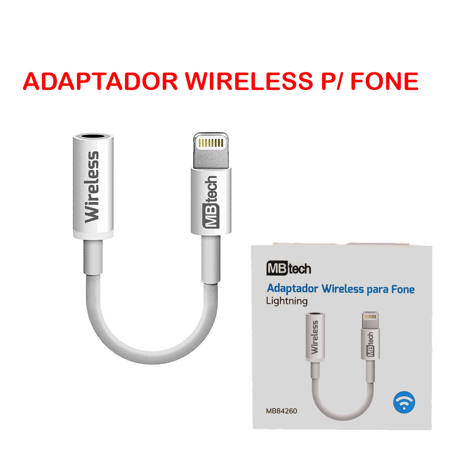 ADAPTADOR WIRELESS PARA FONE LIGHTNING IPHONE