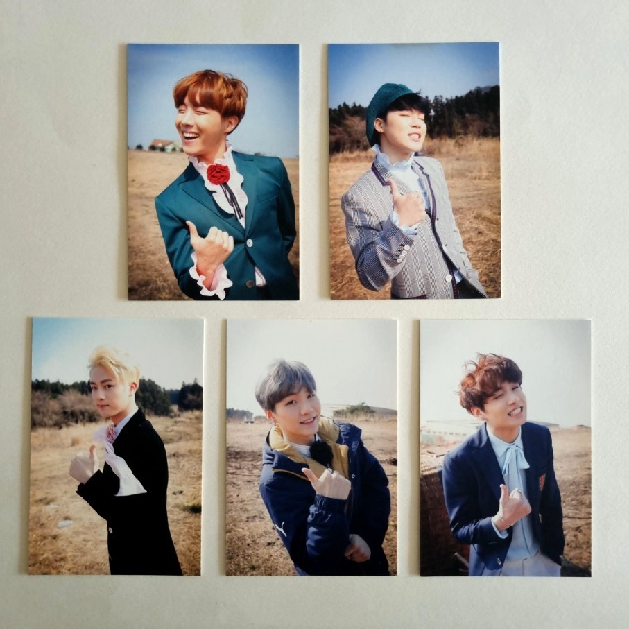BTS Fire Broadcast Cartão Fotográfico Oficial De Transmissão Jin Suga Jimin Jungkook J-Hope Raro