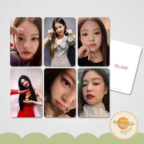 Jennie Blackpink SOLO Broadcast 2018 - set 6 photocards fanmade kpop