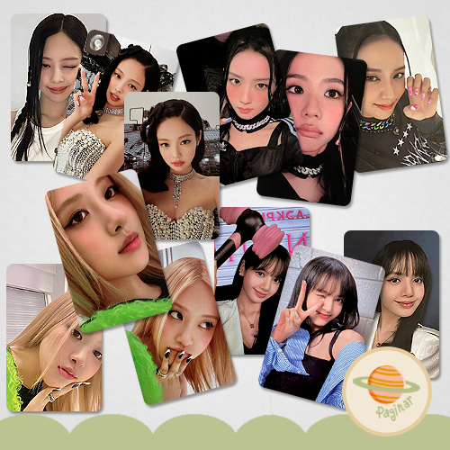 Blackpink Born Pink lucky draw + Shut Down broadcast photocard Fanmade kpop Rosé Lisa Jisoo Jennie