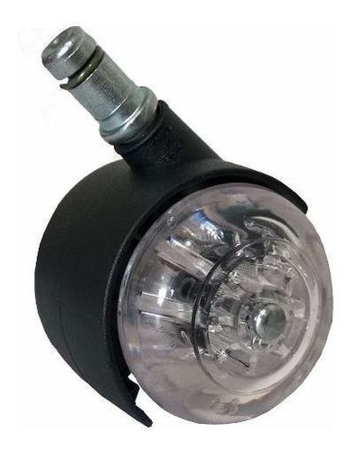 Kit 5 Rodízios Roda Gel Anti-risco Pino 11mm P/ Cadeira Esc.