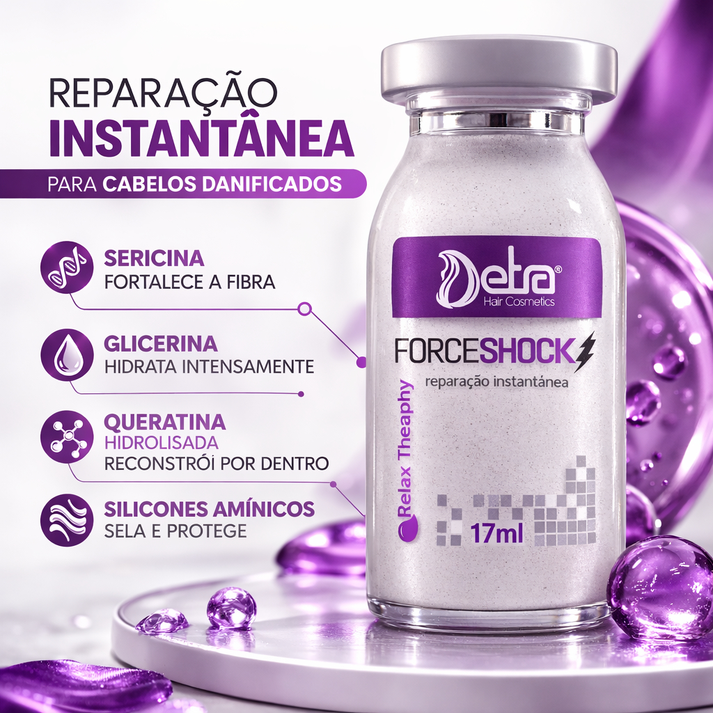 Ampola Força Shock Recuperaçao instantanea 20 ml