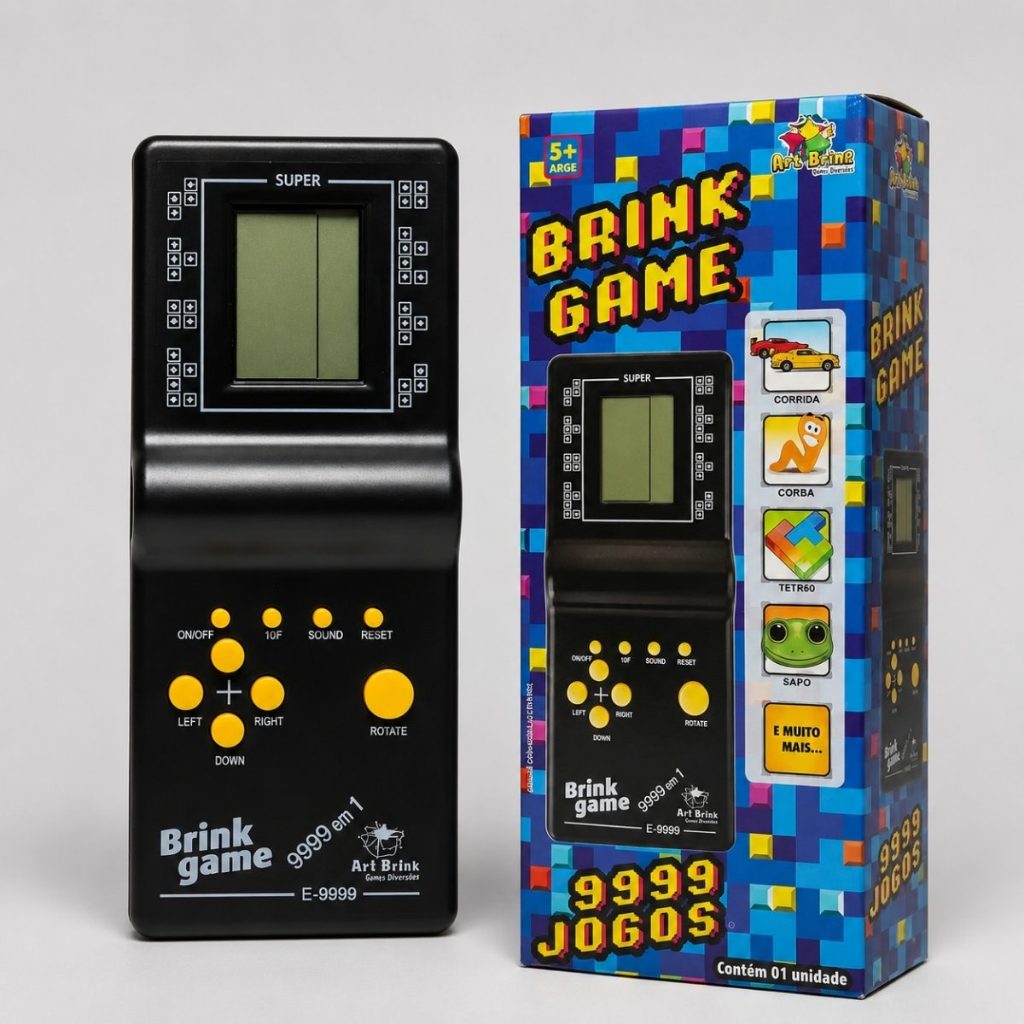 Brink Mini Game Jogo Retrô 9999 em 1 Art Brink
