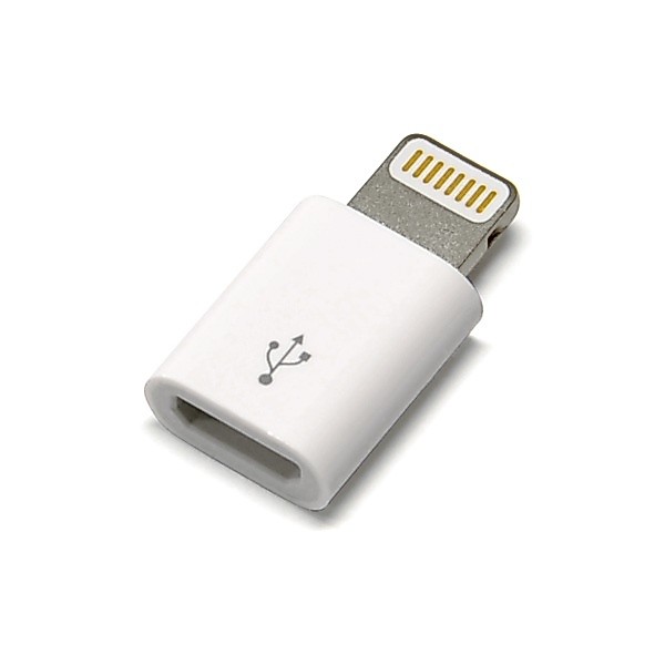 Pino Adaptador Plug Micro Usb de V8 Android para iphone IOS