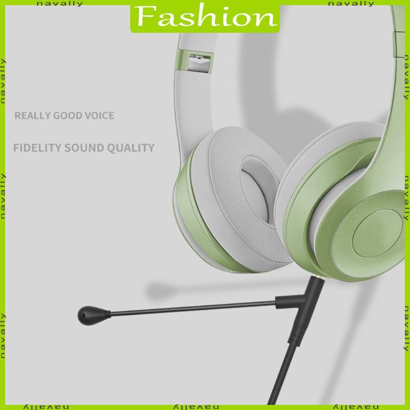 nava Gaming Headphone Para Telefones 3 5mm Boom Headset Microfone