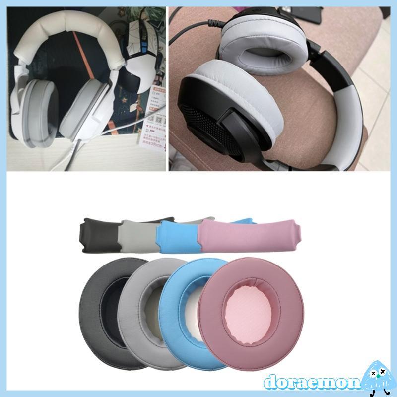 DORA Substituição Earpads Almofada De Ouvido Esponja Earmuffs Bandana Para Kraken X Essencial Com Fio Gaming Headset