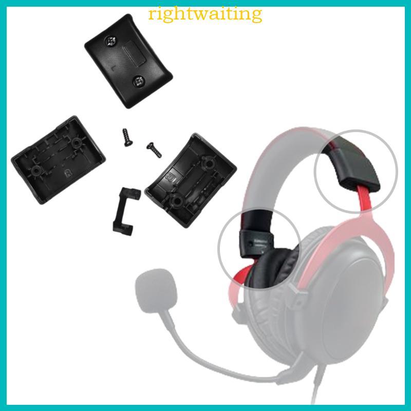 RIG Esquerda Direita Bandana Dobradiça Fivela Gaming Headset Reparação Parte Substituição Para Nuvem Prata