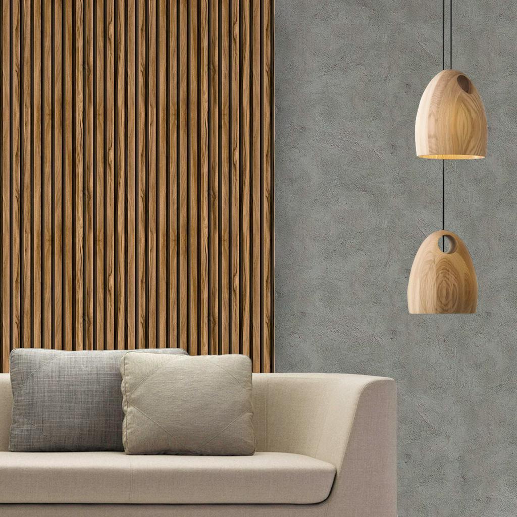 Papel de parede Adesivo Auto Colante Ripado Madeira Finas Tons Escuro Ripa Vertical - Pro Decor