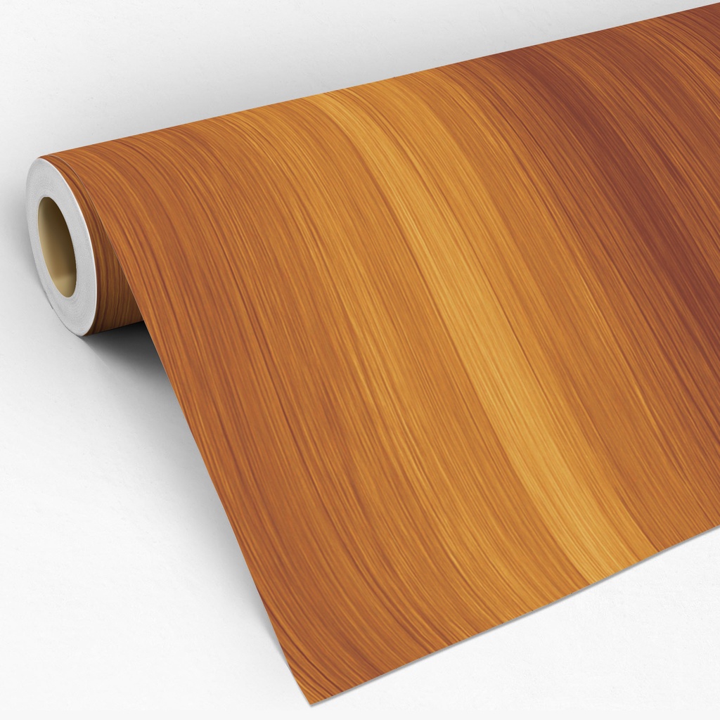 Papel de Parede Adesivo Madeira Rústica Marrom Degrade Sentido Vertical Adesivo Rolo de 3 Metros