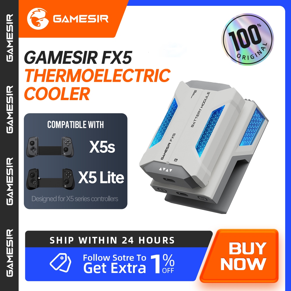 Gamesir Fx5 Wireless Cooler Controller Fx5 Lite Wired Três Modos De Resfriamento Ajustáveis