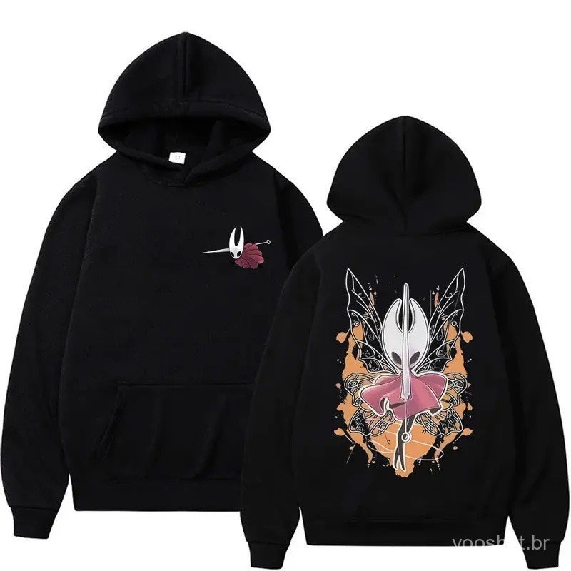Game Hollow Knight Graphic Hoodie Men Women Fashion Oversized Hooded Tracksuit MaleHigh Quality Fleece Cotton Pullover H