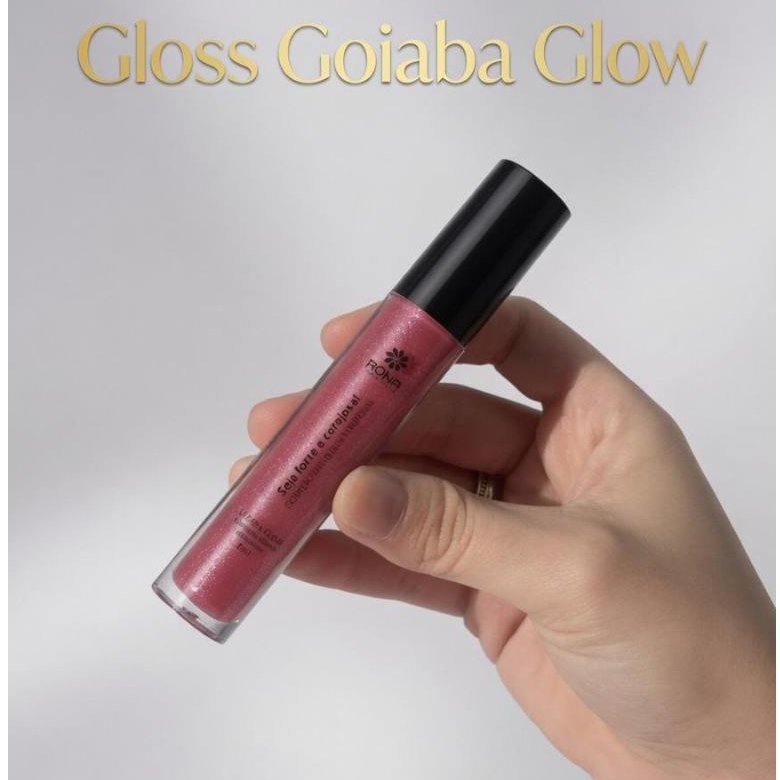 Gloss Labial Rona Care Goiaba Glow Efeito Bocão Lábios Volumosos
