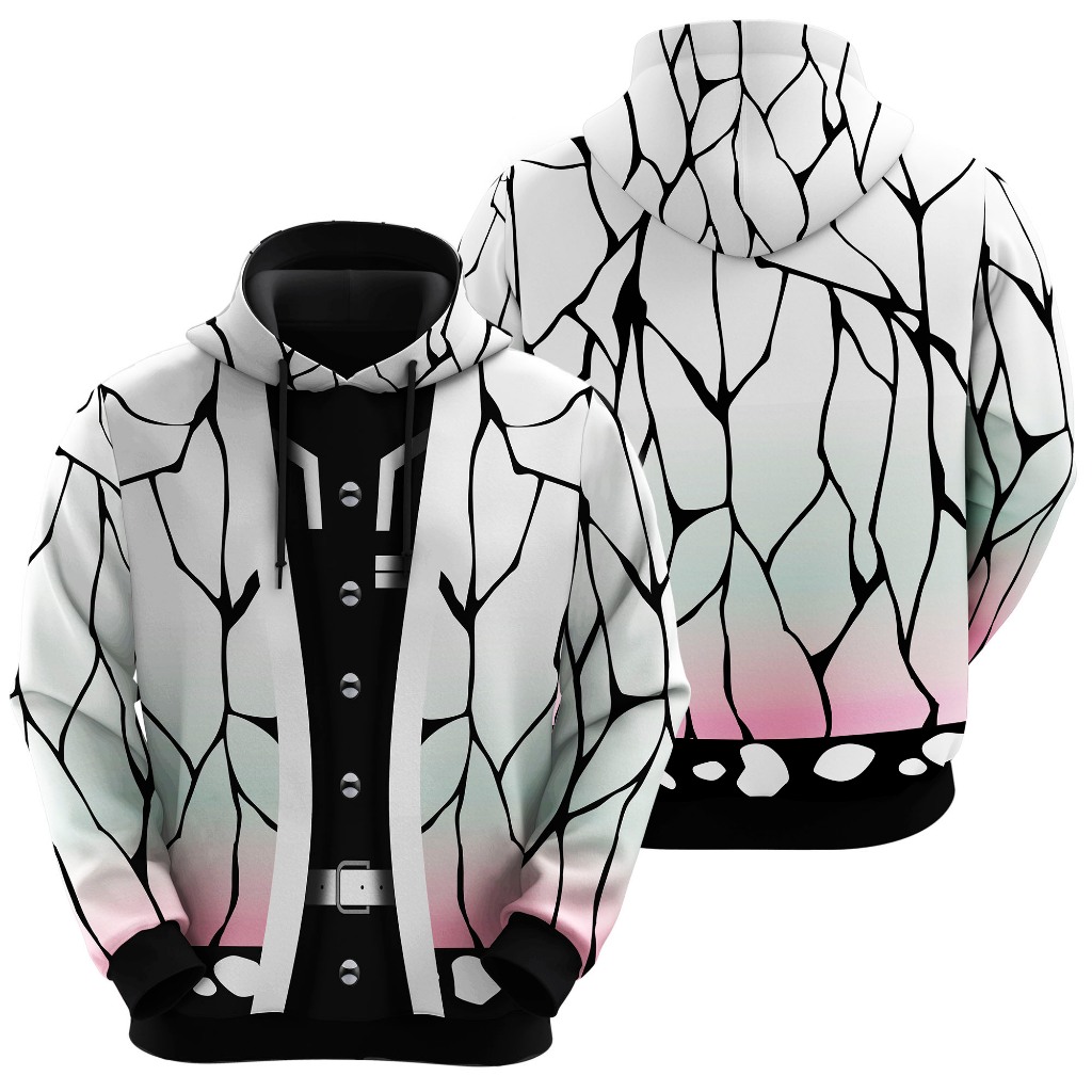 Blusa de Moletom Sublimado Infantil Anime Shinobu