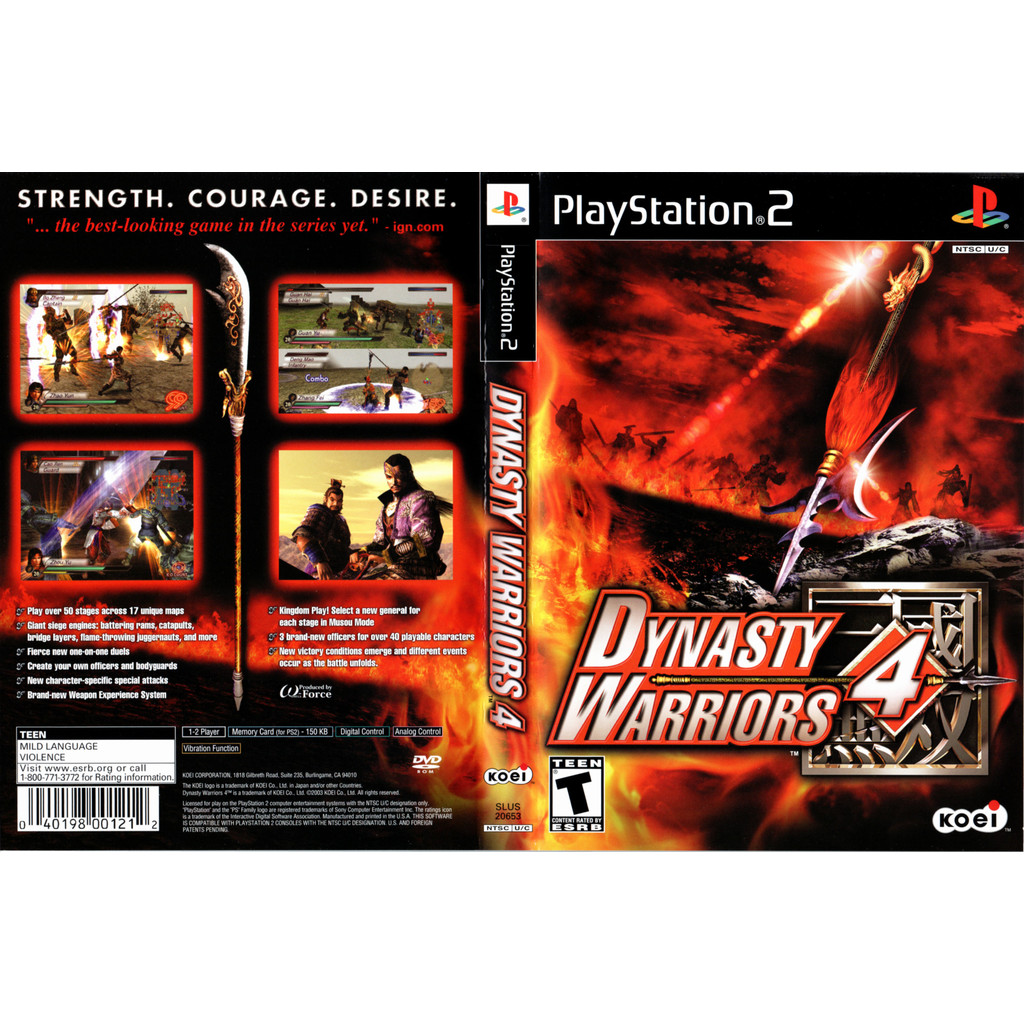 Dynasty Warriors 4 - PS2