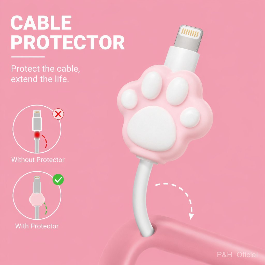 180 Pcs Capa Protecao Cabo Energia Estilo Exclusivocapa Protetora Para Cabo De Dados