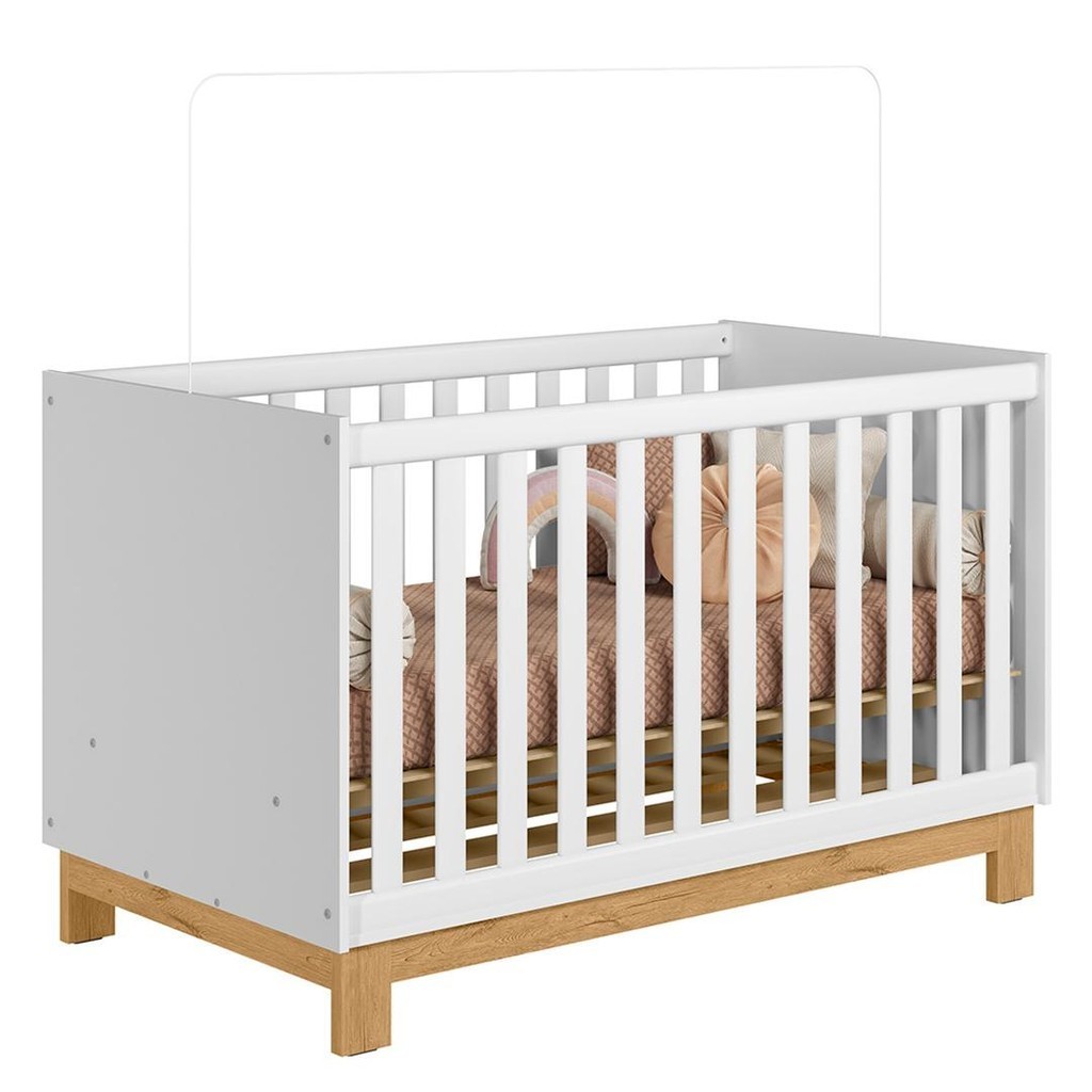 Berço Americano Mini Cama Slim Q Encanto Branco - Qmovi