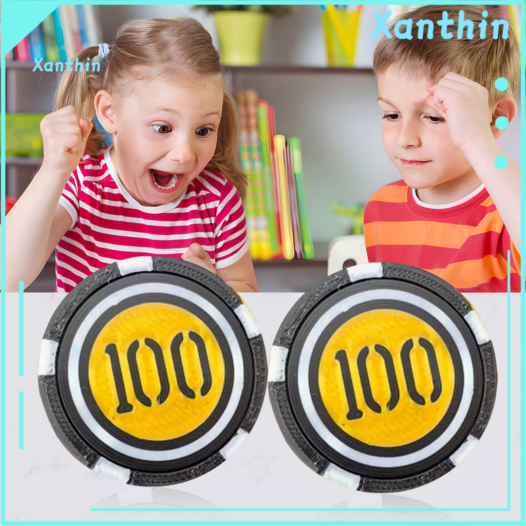Chips Stack Fidget Slider 1 or 2 Pcs Magnetic Toy for Stress Relief Anxiety Reduction Edc Pocket Coin Kids Teens Adults
