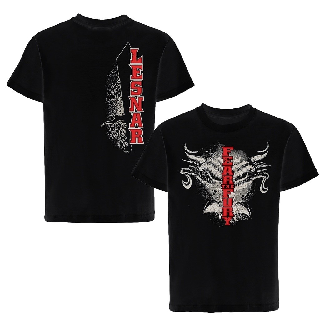 Camiseta Wwe Beast Brock Lesnar Wrestling Lesnar Pure Cotton Loose Round Neck Wrestling Manga curta 1215