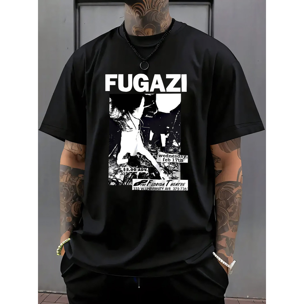 Camiseta T-shirt 100% Algodão Fugai Azzi Print Casual Summer Round Neck Confortável Moderna Estilosa Verão Confortáveis