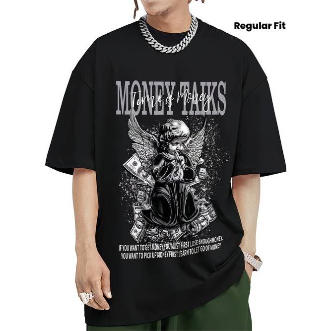Camiseta Masculina Regular Fit Short Sleeve Round Neck Confortável Estilosa Moderna Casual